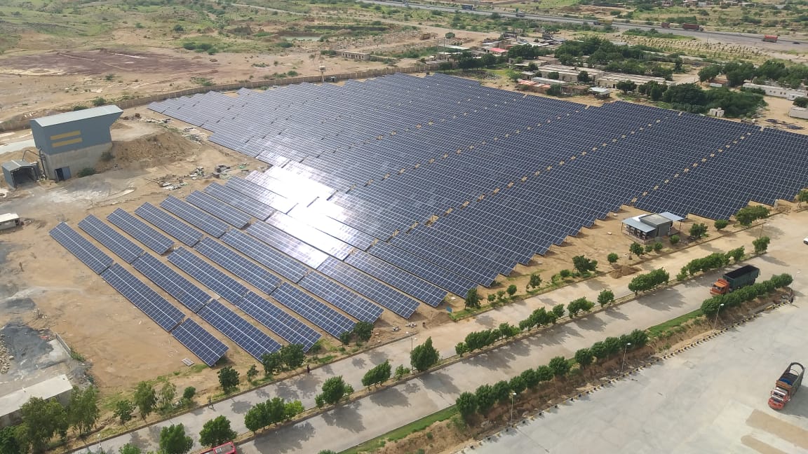 Solar farm at Power Cement Limited